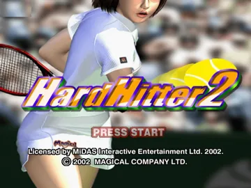 Hard Hitter Tennis screen shot title